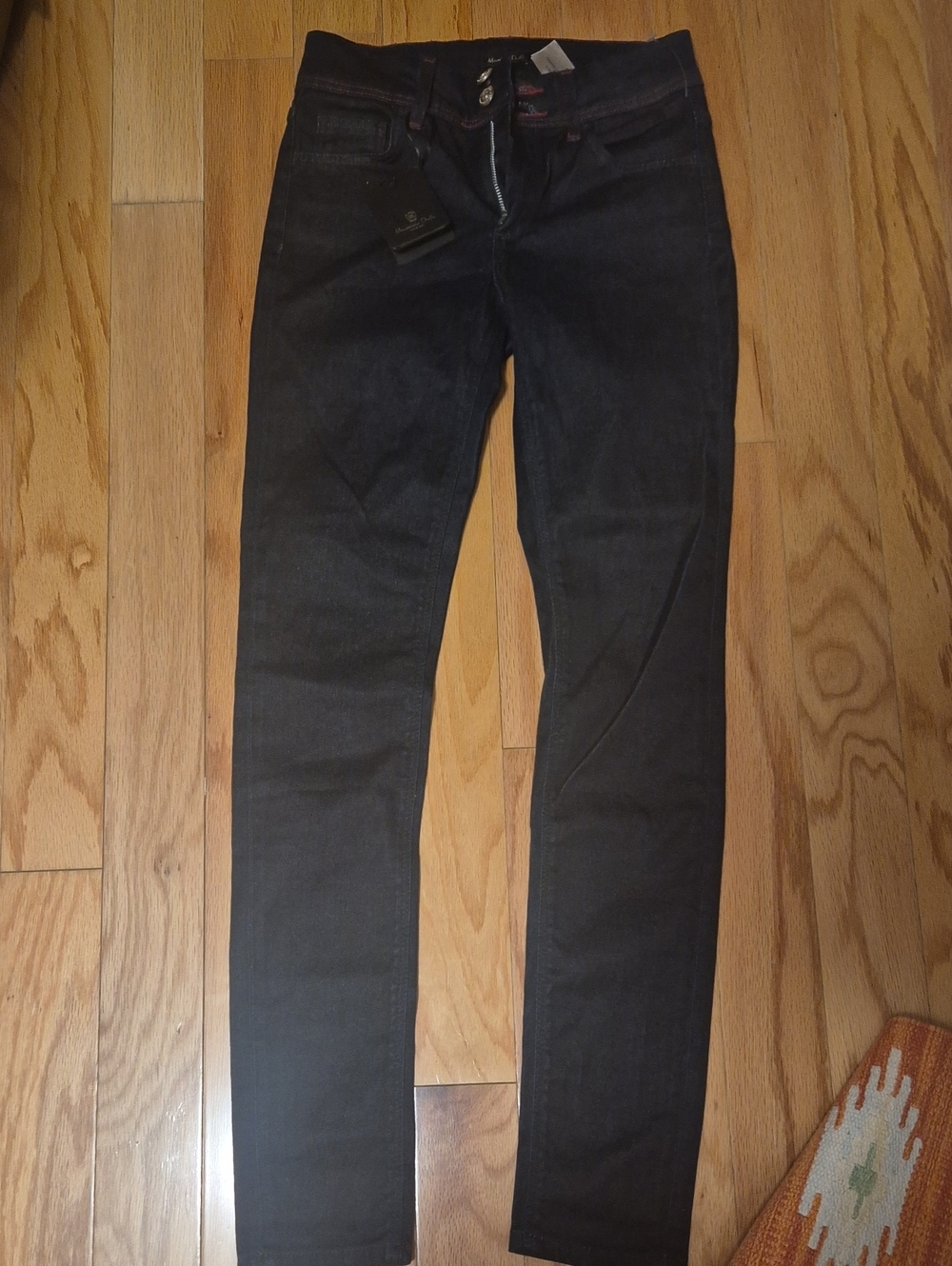 Massimo Dutti Men's Skinny Jeans in Black